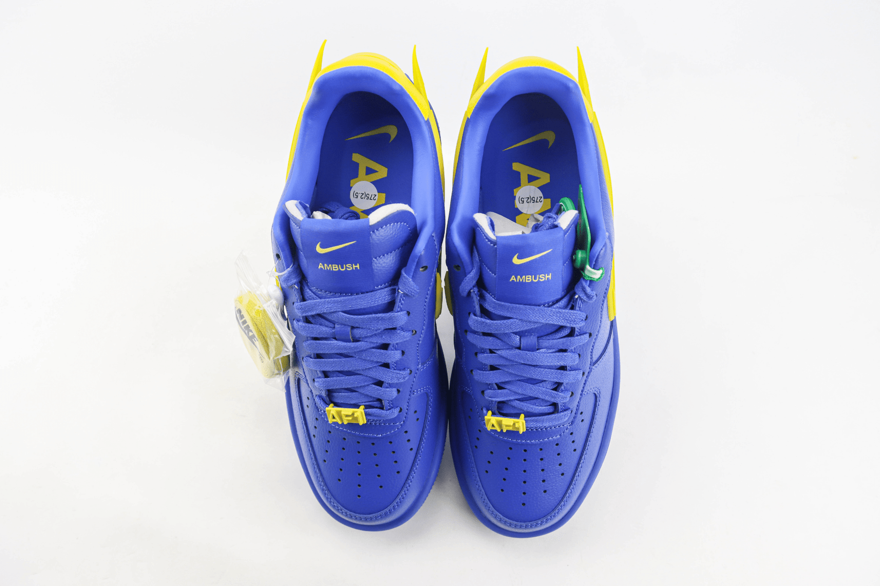 Ambush x NIKE Air Force 1 Low Game Royal and Vivid Sulphur