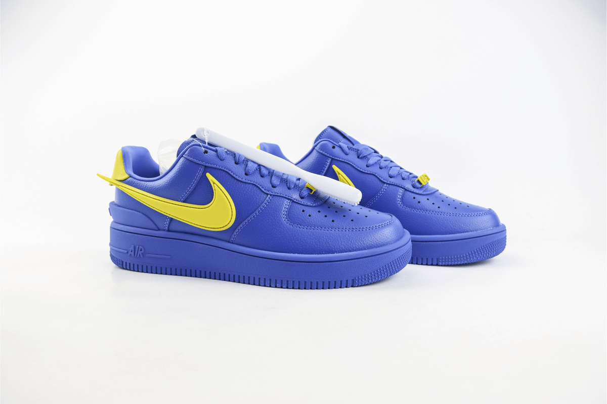 Ambush x NIKE Air Force 1 Low Game Royal and Vivid Sulphur