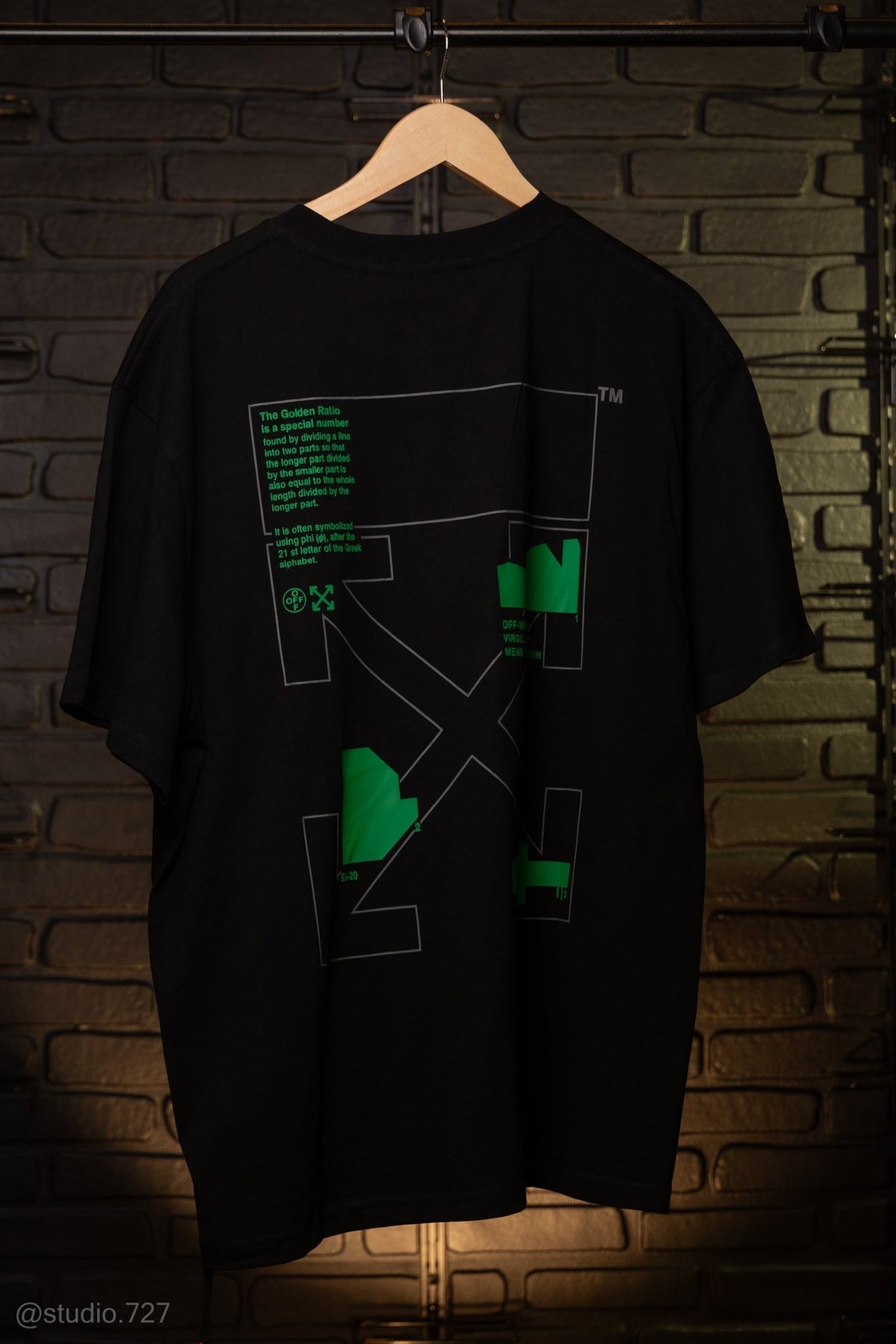 Camiseta Oversized OFF-WHITE Arch Shapes S/S Black