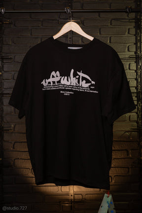 Camiseta Oversized OFF-WHITE Paint Script Tee S/S Black