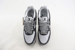 Louis Vuitton x NIKE Air Force 1 Low By Virgil Abloh Black & White