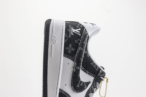 Louis Vuitton x NIKE Air Force 1 Low By Virgil Abloh Black & White