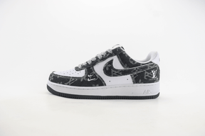 Louis Vuitton x NIKE Air Force 1 Low By Virgil Abloh Black & White