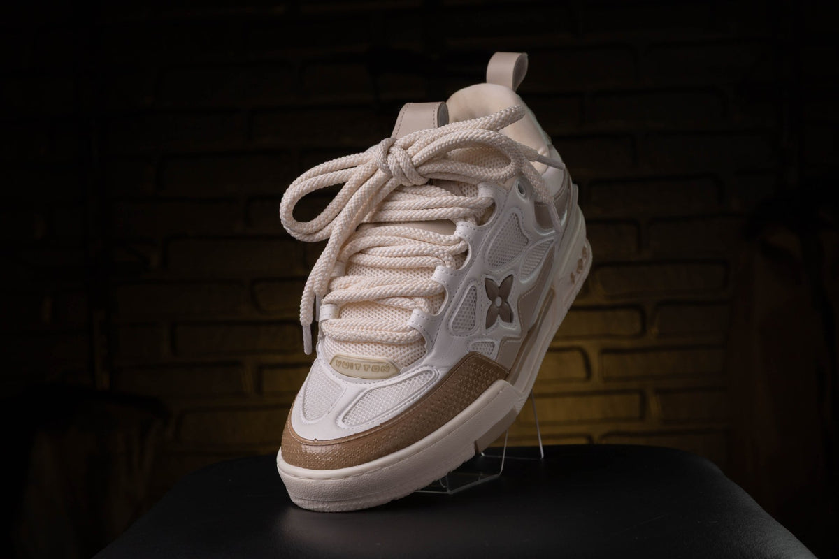 LV Skate Sneaker Beige White